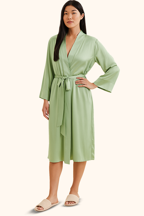 Silk Robe Dress for Women
