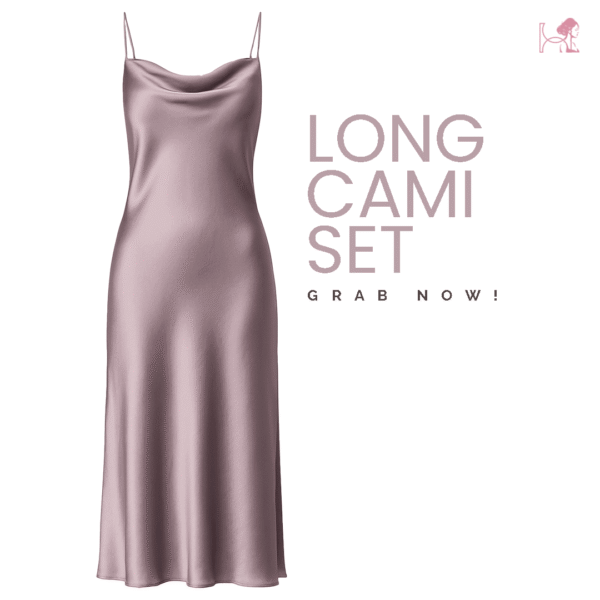 Blush Pink Long Cami Set