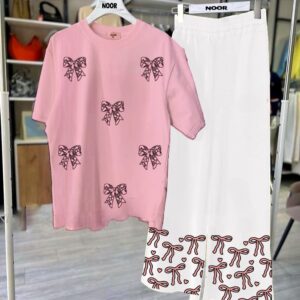 Women Printed Night Suit Jersey – Soft & Comfortable Lounge Wear Set